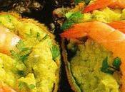 Crème d’avocat pimentée crevettes