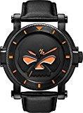 Montres Harley Davidson homme pas cher Harley Davidson - 78A114 - Montre Homme - Quartz Analogique - Bracelet Cuir Noir