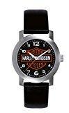 Montres Harley Davidson homme pas cher Harley Davidson - 76A04 - Montre Homme - Quartz Analogique - Bracelet Cuir Noir