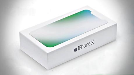 La supposée boîte de l'iPhone X