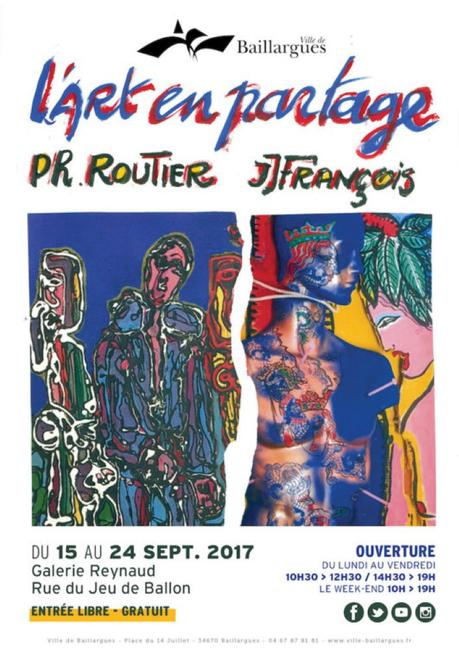 Baillargues – Exposition l’ Art en Partage avec Jean Jacques François et Philippe Routier