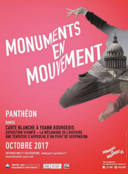 Monuments en mouvement au Panthéon,  Carte Blanche à Yoann Bourgeois