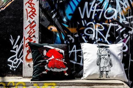 ARTPILO s’associe à Street Art Up pour une collection de coussins