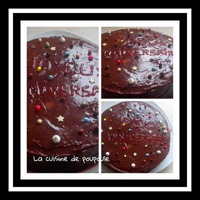 Gâteau chocolat fruits rouges au thermomix ou sans 