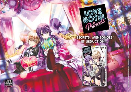 Le shôjo manga Love Hotel Princess d’Ema TOYAMA annoncé chez Pika Édition