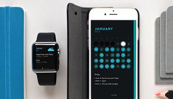 Timepage, le calendrier de Moleskine sur iPhone passe au glisser/déposer