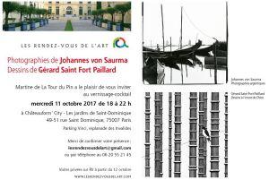 « Les rendez-vous de l’Art »  exposition Johannes Von Sauna et Gérard Saint Fort Paillard