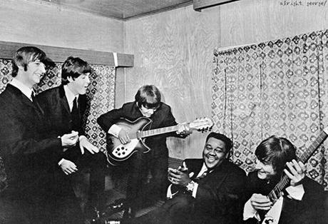 Quand les Beatles rencontrent  Fats Domino #TheBeatles #fatsdomino #otd #onThisDay