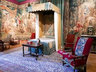 Chambre du marquis au Château de Cormatin