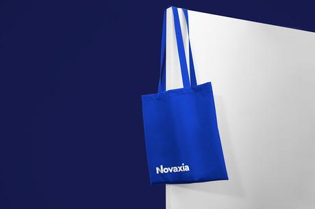 Création de la nouvele identité visuelle de Novaxia par Be Dandy