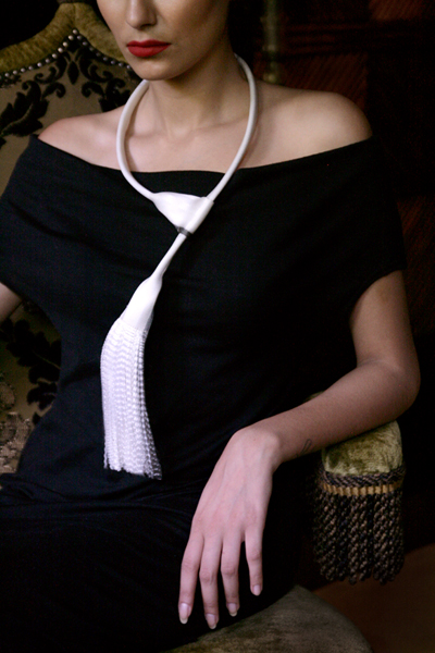 Ceinture de sécurité façon haute couture.