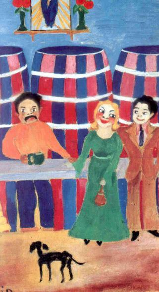 Peinture - Nahui Olin ou l'Art sous la braise - 1893-1978 Nahui Olin - A boire! sd