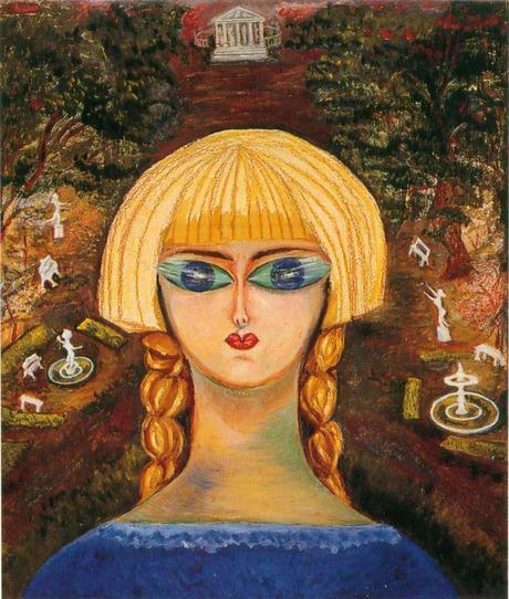 Peinture - Nahui Olin ou l'Art sous la braise - 1893-1978 Nahui Olin - Autoportrait dans les jardins de Versailles