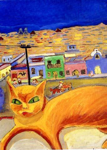 Peinture - Nahui Olin ou l'Art sous la braise - 1893-1978 Nahui Olin - Gato, sd