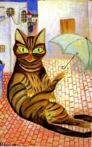 Peinture - Nahui Olin ou l'Art sous la braise - 1893-1978 Nahui Olin - Le chat