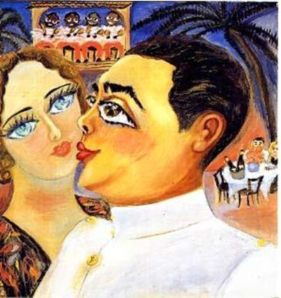 Peinture - Nahui Olin ou l'Art sous la braise - 1893-1978 Nahui Olin - Nahui et Agocino à Cuba, sd