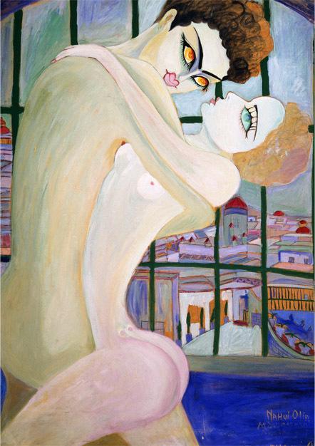 Peinture - Nahui Olin ou l'Art sous la braise - 1893-1978 Nahui Olin - L'étreinte, sd