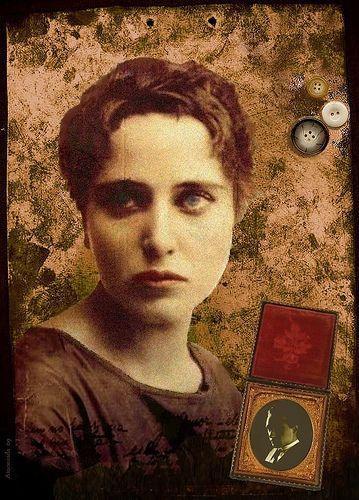Peinture - Nahui Olin ou l'Art sous la braise - 1893-1978 Nahui Olin - Autoportrait, collage, sd