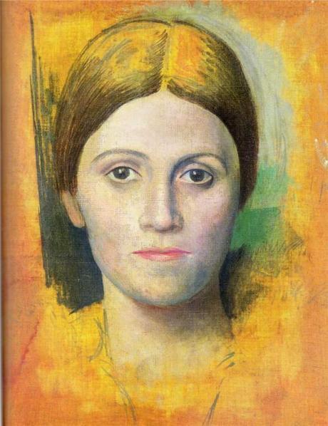 Peinture - Femmes, compagnes, maîtresses, modèles de peintres. Portraits Picasso - Portrait d'Olga la femme de l'artiste, 1918