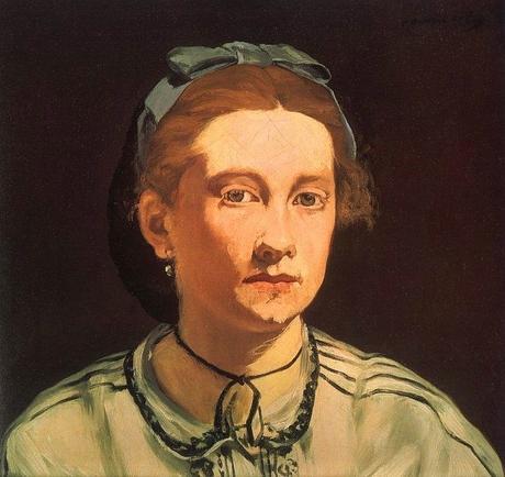Peinture - Femmes, compagnes, maîtresses, modèles de peintres. Portraits Edouard Manet - Portrait de Victorine Meurant, modèle régulier du peintre de 1862 à 1873 ( Le déjeûner sur l'herbe, Olympia), 1862