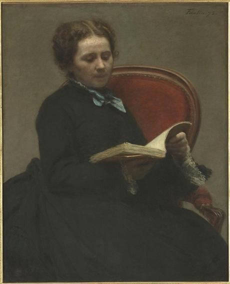 Peinture - Femmes, compagnes, maîtresses, modèles de peintres. Portraits Henri Fantin-Latour - Portrait de Victoria Dubourg, femme de l'artiste, 1873