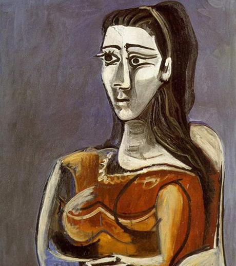 Peinture - Femmes, compagnes, maîtresses, modèles de peintres. Portraits Picasso - Portrait de Marcelle Humbert (Eva Gouel), compagne de Picasso de 1911 à 1915), 1911/1912