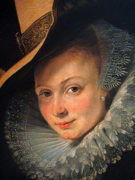 Peinture - Femmes, compagnes, maîtresses, modèles de peintres. Portraits Rubens - Isabella Brant, première épouse du peintre un an après son mariage. Elle a 19 ans. 1610