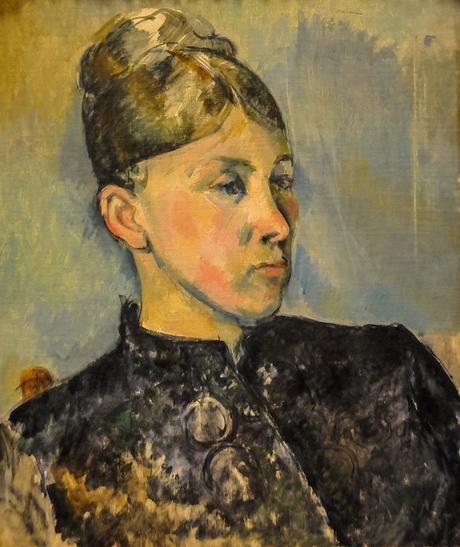 Peinture - Femmes, compagnes, maîtresses, modèles de peintres. Portraits Paul Cézanne - Portrait de Madame Cézanne, née Hortense Fiquet, 1887