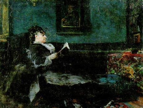 Peinture - Femmes, compagnes, maîtresses, modèles de peintres. Portraits Eugène Fromentin - Portrait de Marie Fromentin, femme du peintre, s.d.