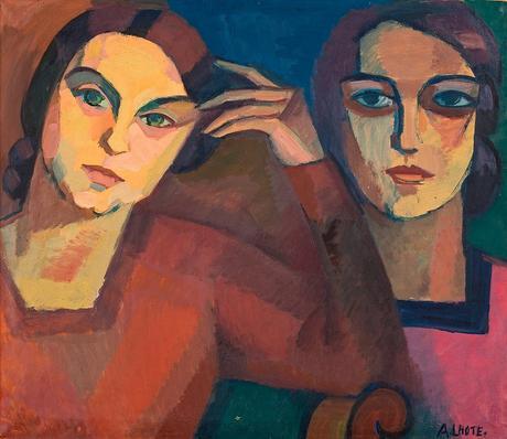 Peinture - Femmes, compagnes, maîtresses, modèles de peintres. Portraits André L'hote - Portrait de ma femme (Marguerite Hayet, première épouse du peintre), 1909
