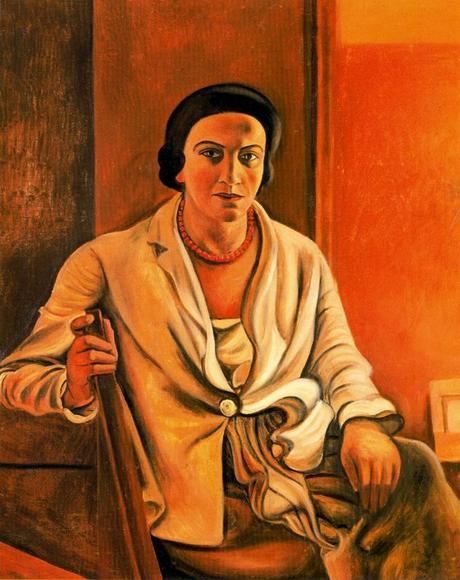 Peinture - Femmes, compagnes, maîtresses, modèles de peintres. Portraits André Derain - Portrait d'Alice Derain, 1921