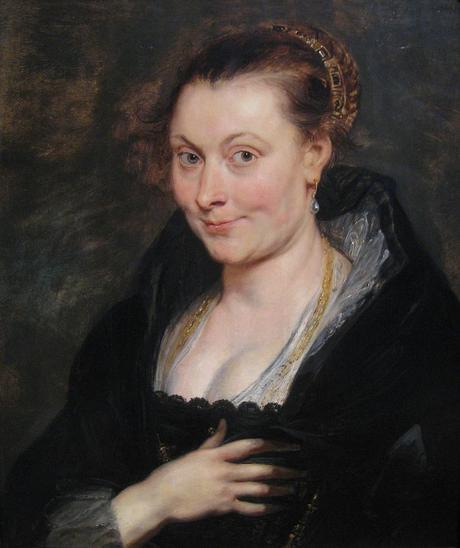 Peinture - Femmes, compagnes, maîtresses, modèles de peintres. Portraits Rubens - Portrait d'Isabella Brant un an avant sa mort ,1625