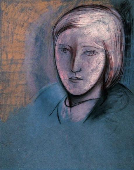 Peinture - Femmes, compagnes, maîtresses, modèles de peintres. Portraits Picasso - Portrait de son épouse Marie Thérése Walter 1936