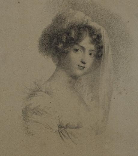 Peinture - Femmes, compagnes, maîtresses, modèles de peintres. Portraits Horace Vernet - Madames Horace Vernet, vers 1820