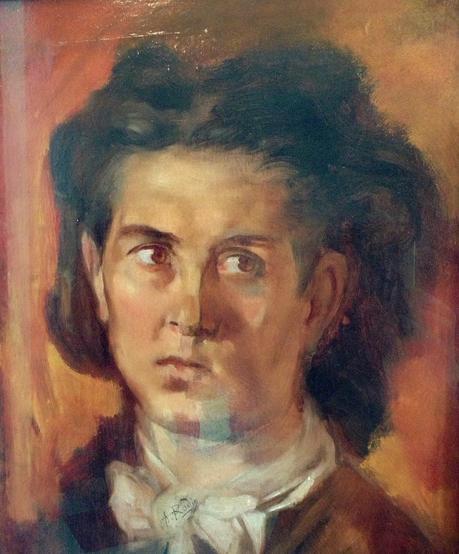 Peinture - Femmes, compagnes, maîtresses, modèles de peintres. Portraits Auguste Rodin - Portrait de Rose Beuret, compagne de toute une vie de l'artiste, épousée à la veille de sa mort en 1917, 1865