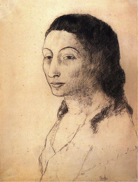 Peinture - Femmes, compagnes, maîtresses, modèles de peintres. Portraits Picasso - Portrait de Fernande (Fernande Olivier), compagne du peintre de 1904 à 1909, 1906
