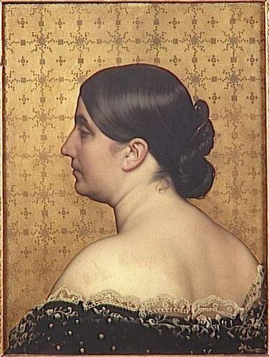 Peinture - Femmes, compagnes, maîtresses, modèles de peintres. Portraits Henri Lehmann - Portrait de Madame Lehmann, 1875