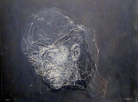 Peinture - Femmes, compagnes, maîtresses, modèles de peintres. Portraits Hans Bellmer - Portrait d'Unica Zürn, compagne du peintre, 1954