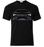 AUDI RS6 QUATTRO STANCE S line RS Fan T Shirt T-SHIRT (XL, NOIR)