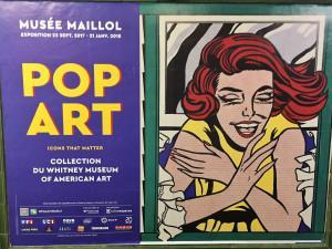 Musée MAILLOL  «  » POP ART «  »  collection du Whitney Museum of American Art -22 septembre au 21 Janvier 2018