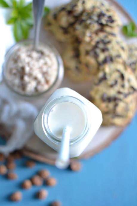 Cookies chocolat ~ coco ~ souchet {Tuto : comment faire son lait végétal et utiliser l'okara}