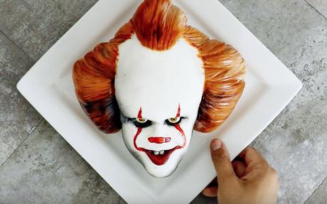 Un gâteau à l’effigie de Grippe-Sou le clown