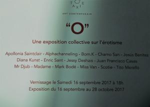 Galerie ADDA&TAXIE  Une exposition collective sur l’érotisme jusqu’au 28 Octobre 2017