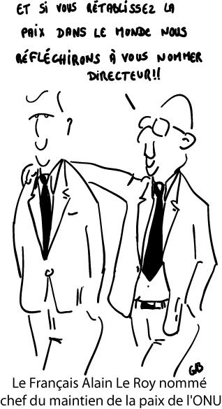 Le Français Alain Le Roy nommé chef du maintien de la paix de l'ONU