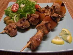 Brochettes d'agneau aux abricots