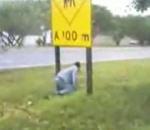 vidéo vélo panneau signalisation