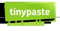 TinyPaste, plus de place avec Twitter