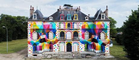 100 street artists relookent un château français abandonné