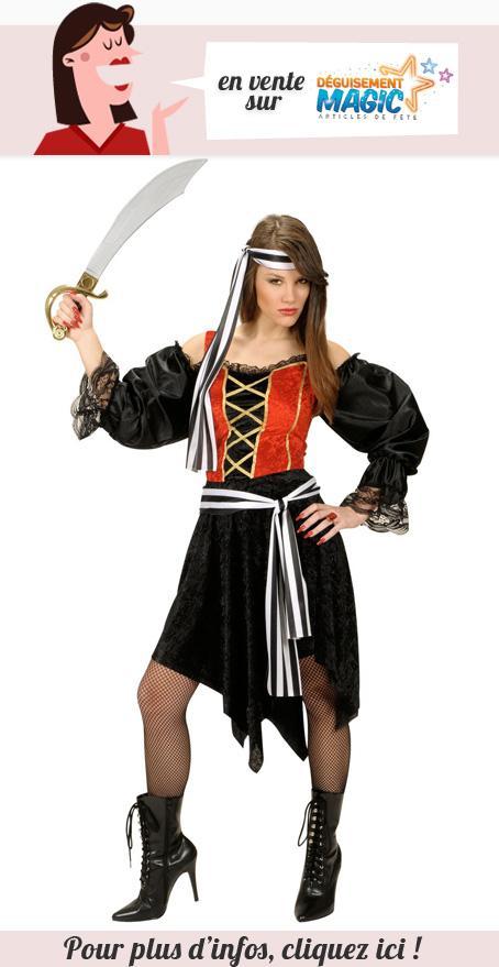 Déguisement pirate femme