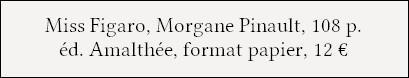 [Chronique] Miss Figaro - Morgane Pinault
